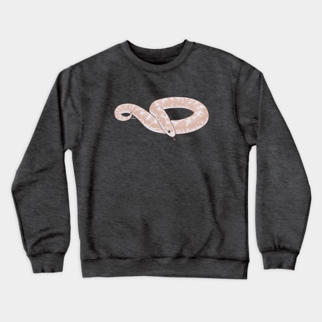 Snow Kenyan Sand Boa Crewneck Sweatshirt by anacecilia